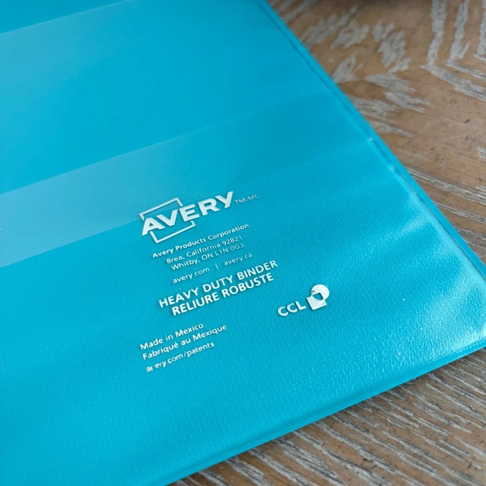 Avery Heavy Duty 3 Inch One Touch Slant Ring View Binder 3